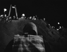 Billede fra "Kvinden i Sandet" Suna no Onna, en Japansk film fra 1964 af Hiroshi Teshigahara